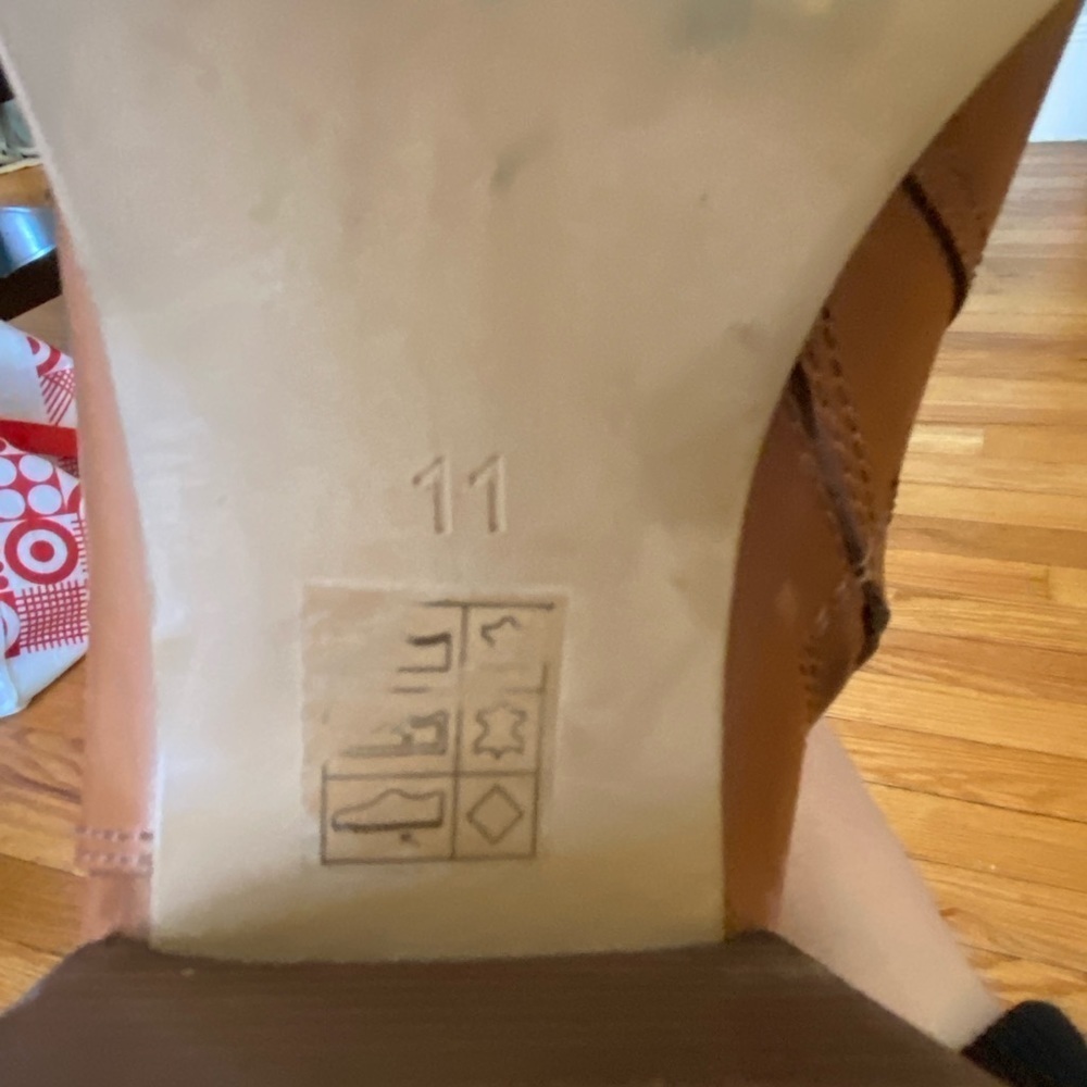 Madewell Booties Warm Cinnamon Leather Size 11 - Picture 9 of 12